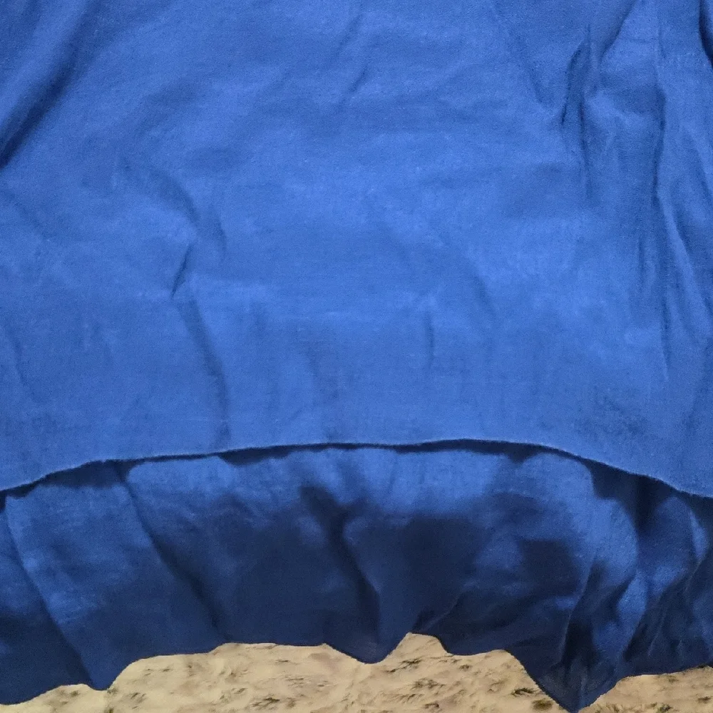 Mlle Gabrielle Royal Blue High Low Dress - Picture 9 of 11